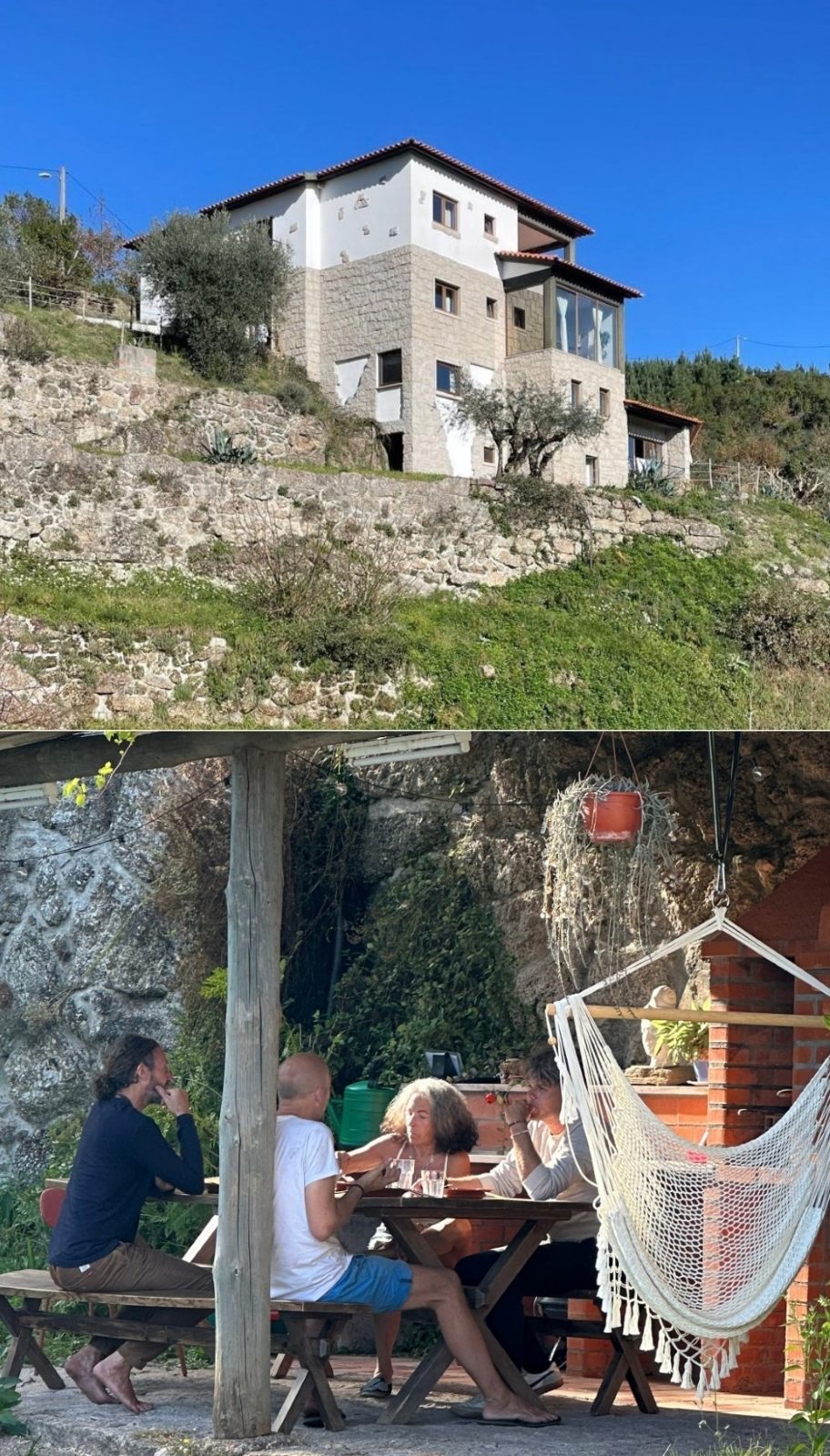 Hirundo Village and a shared meal on the terrace
